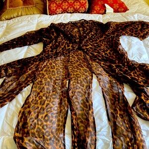 2 peace leopard outfit with pants